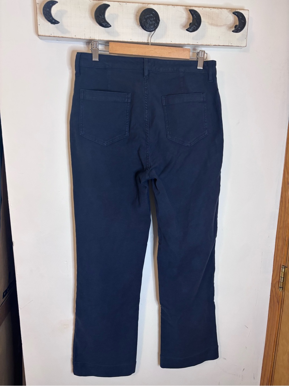 Quince Navy French Terry Wide-Leg Pants - Picture 10 of 11